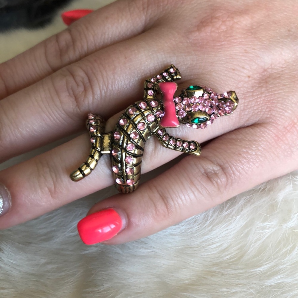 Betsey Johnson gator ring